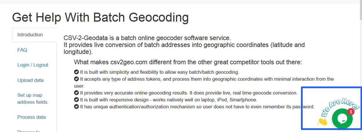 Get Help With Batch Geocoding